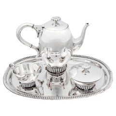 Sterling Silver Art Deco Tea Set