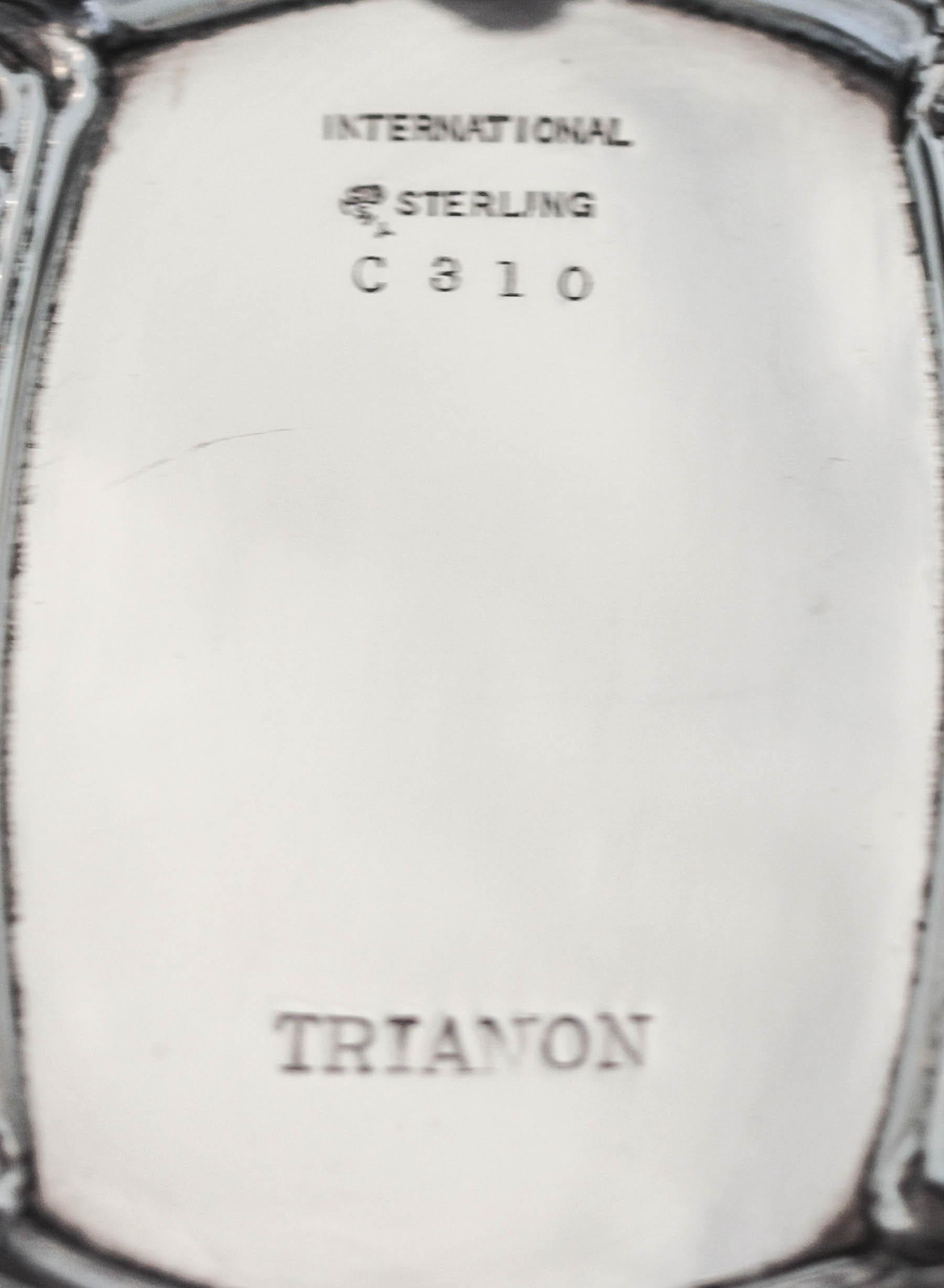 Sterling Silver Art Deco “Trianon” Tea Set For Sale 1