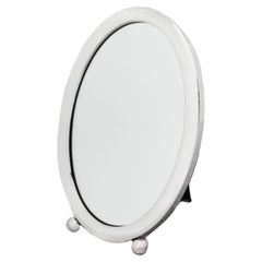 Sterling Silver Art Deco Vanity Mirror