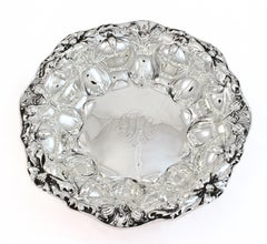 Ciotola in argento sterling in stile Art Nouveau