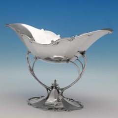 Sterling Silver Art Nouveau Dish