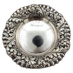 Piatto per noci in argento Sterling Art Nouveau di Hamilton & Diesinger