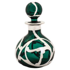 Sterling Silver Art Nouveau Perfume Bottle