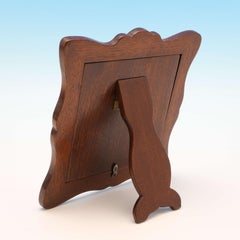 Attraente cornice per fotografie in stile Art Nouveau, in argento sterling, con marchio di garanzia del 1902