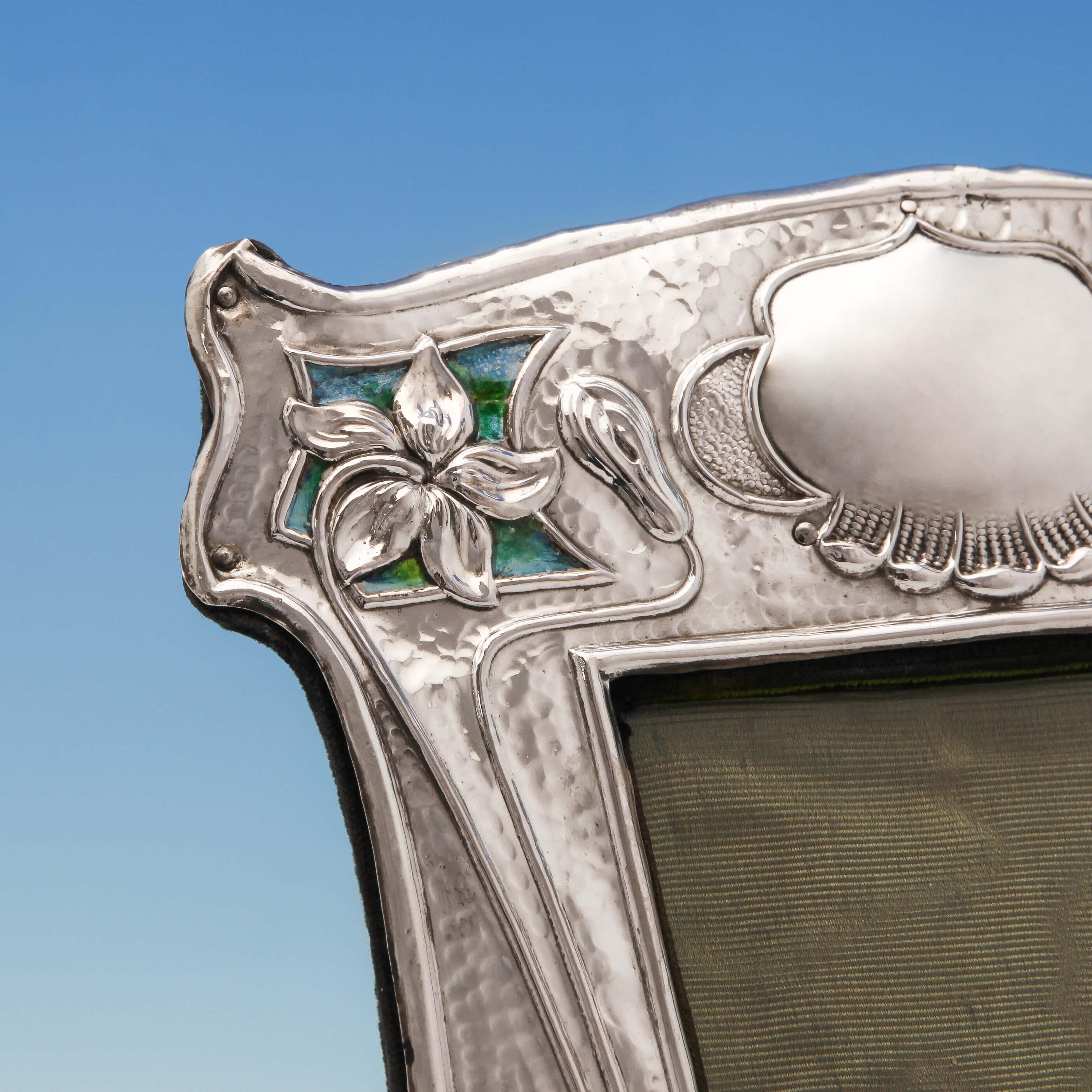 antique sterling silver photo frames