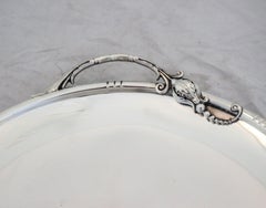 Plateau Art nouveau argent sterling