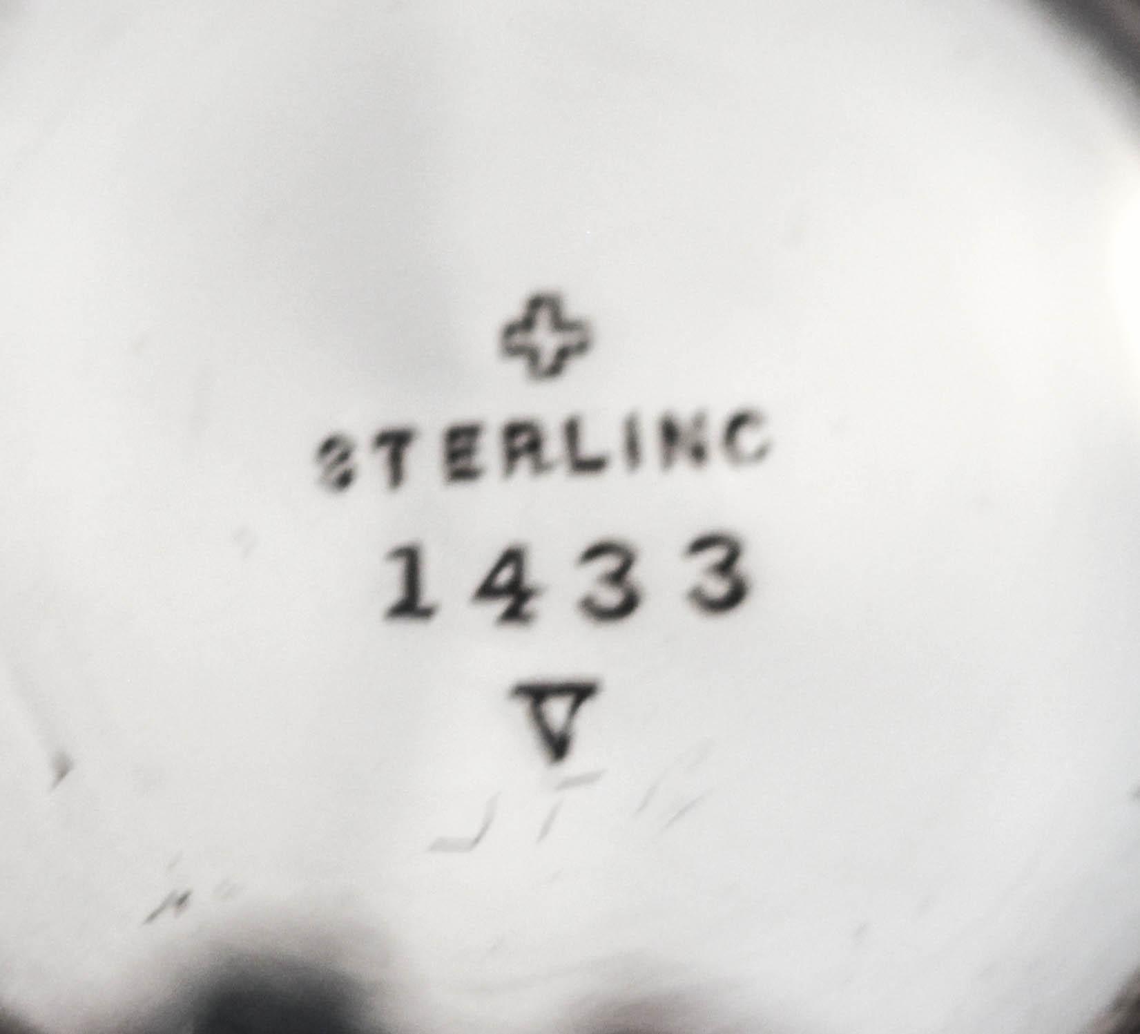 Sterling Silber Jugendstil Salzstreuer (Sterlingsilber) im Angebot