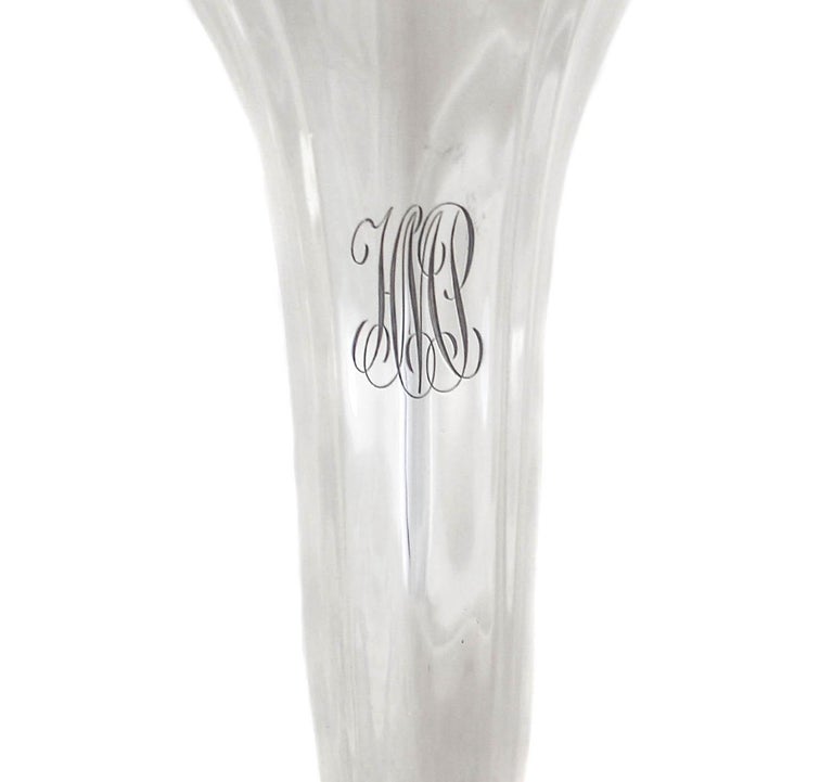 American Sterling Silver Art Nouveau Vase, 1906 For Sale