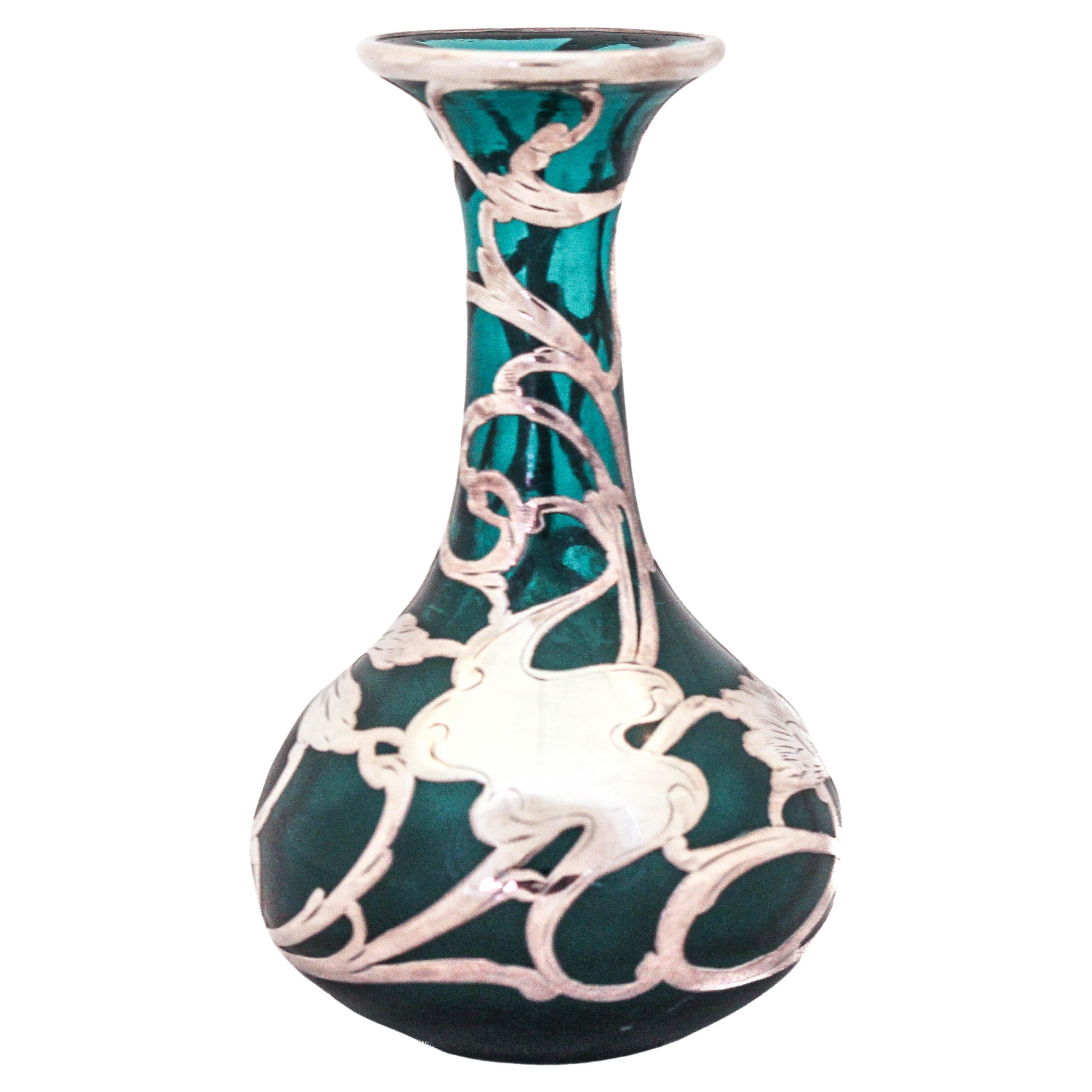 Sterling Silber Jugendstil Vase