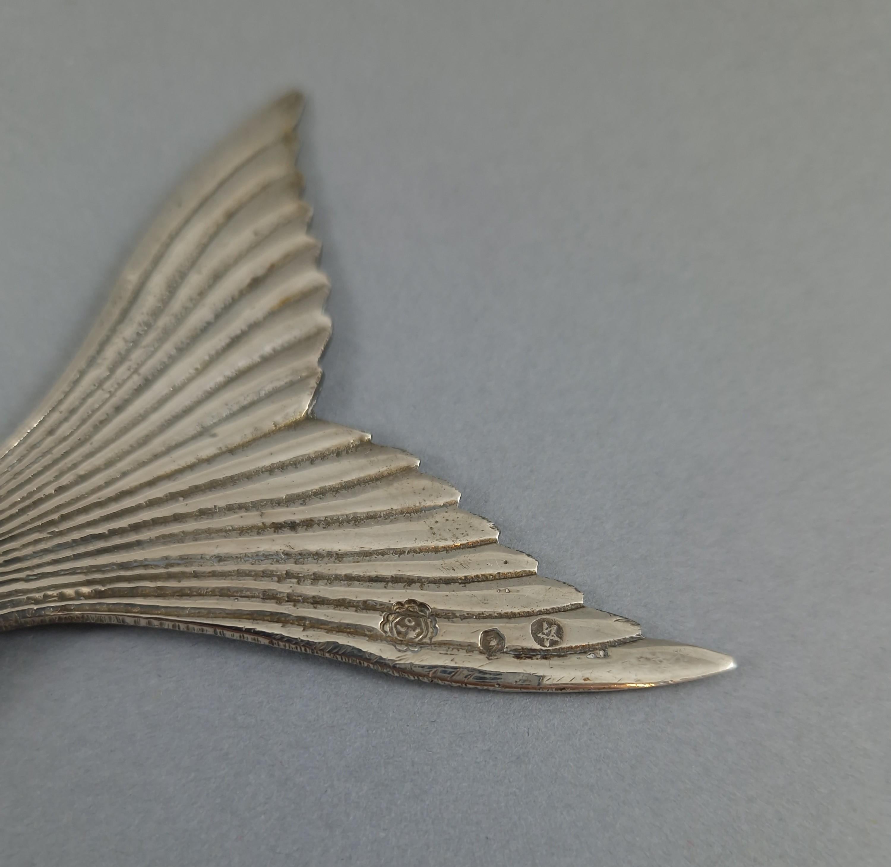 Pesce articolato in argento sterling in vendita 2