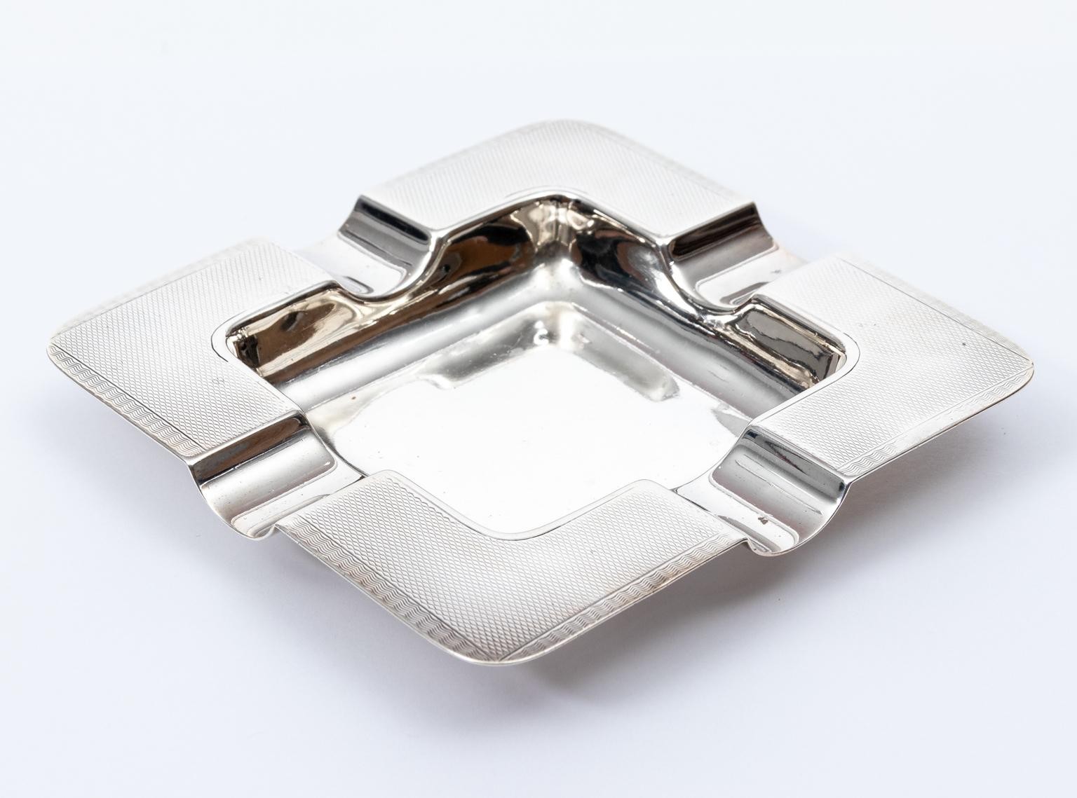 20th Century Sterling Silver Ashtray