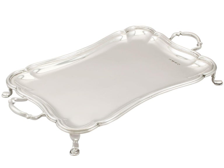 Sterling Silver Asparagus Dish, Antique V at 1stDibs