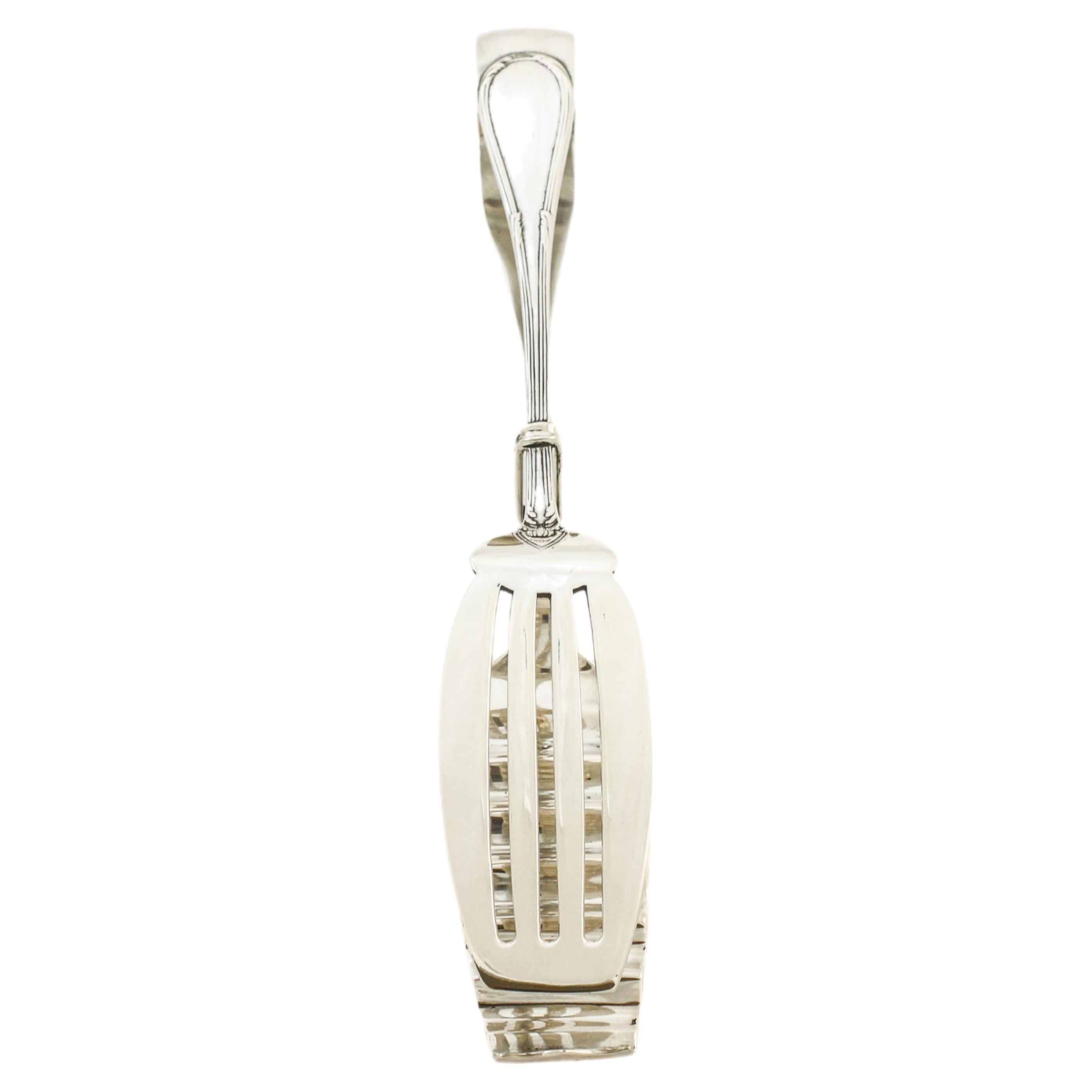 Sterling Silver Asparagus Serving Tongs
