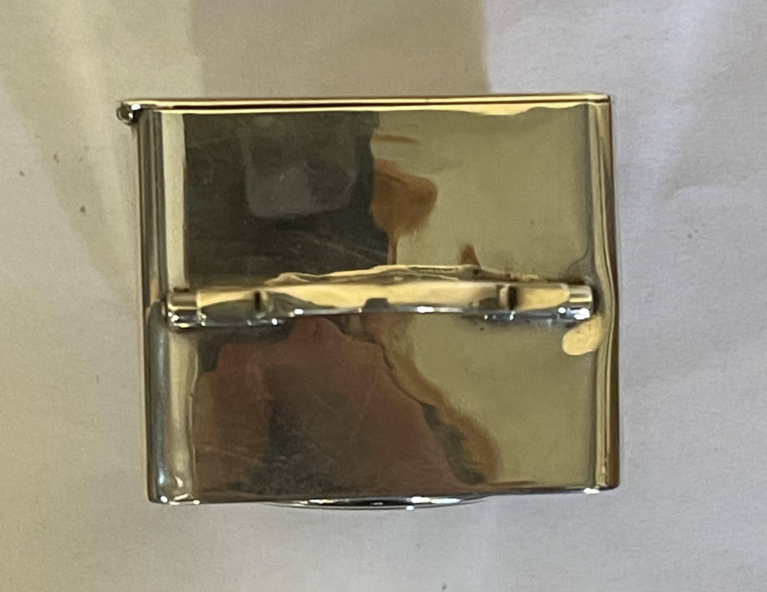 Sterling Silver Asprey & Co London 1913 Miniature Carriage Clock Original Case For Sale 1