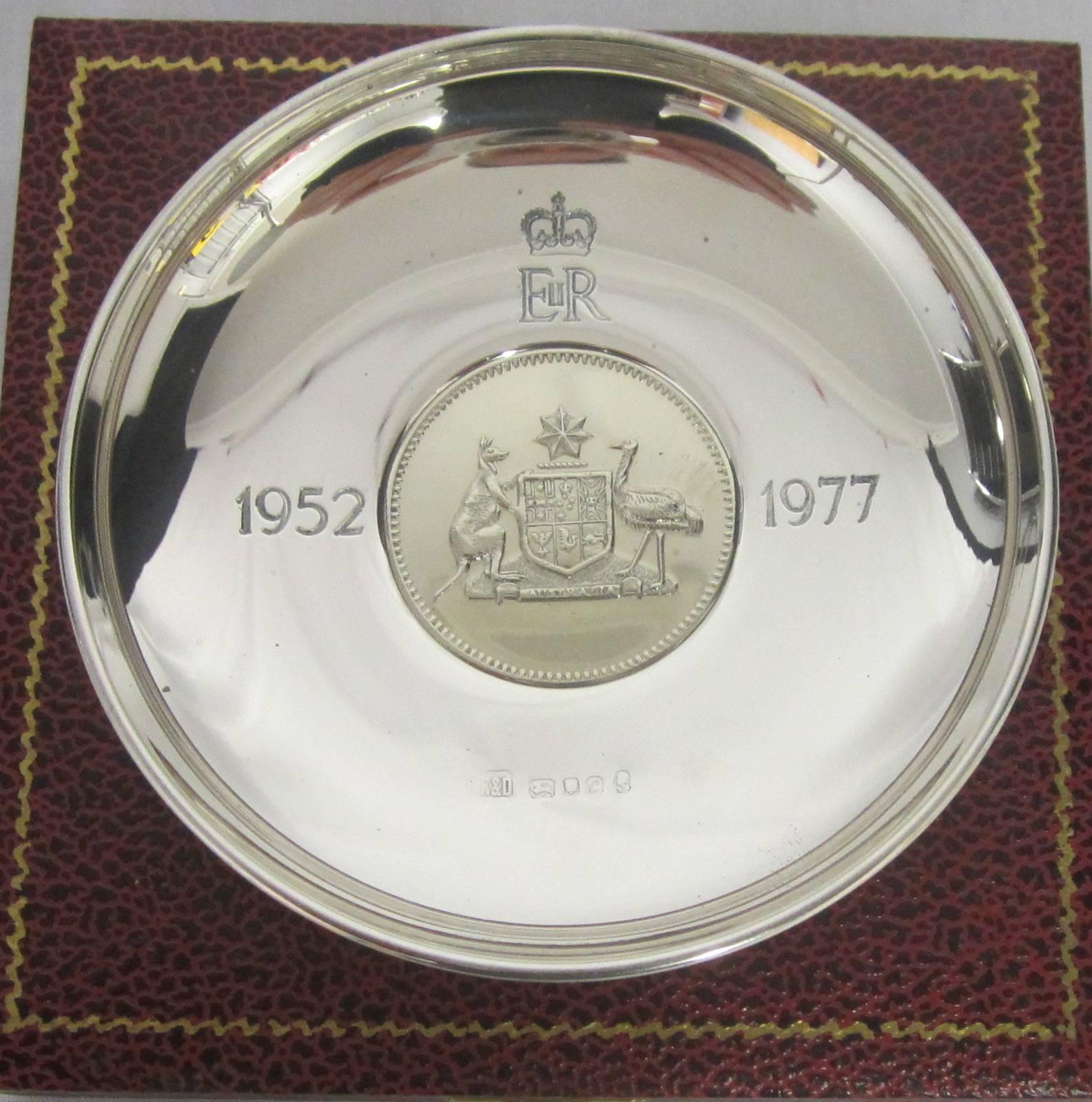 Colonial Revival Sterling Silver Australian Crown Dish