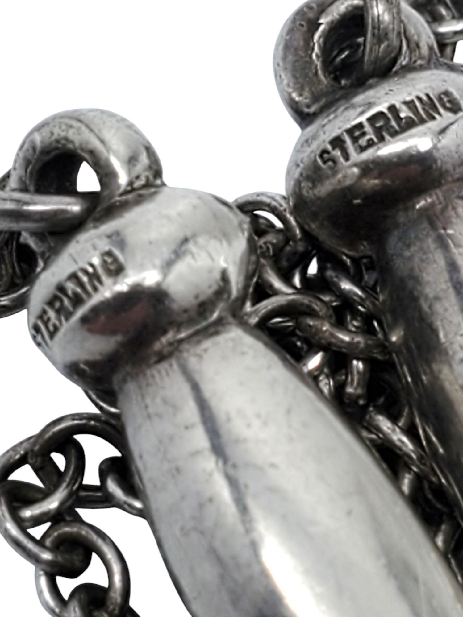 Clip per bavaglini in argento Sterling # 19691 in vendita 2