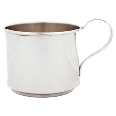 Retro Sterling Silver Baby Cup