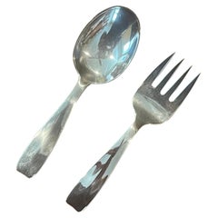 Sterling Silver Baby Flatware in Cordis Pattern by Tiffany & Co.