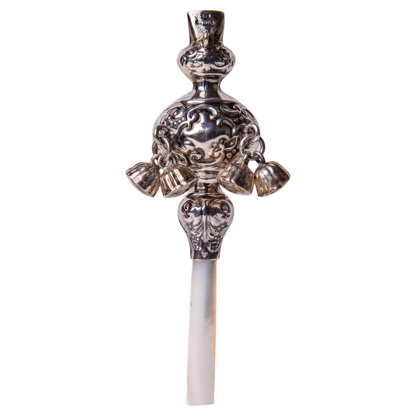 Sterling Silber Baby-Rassel