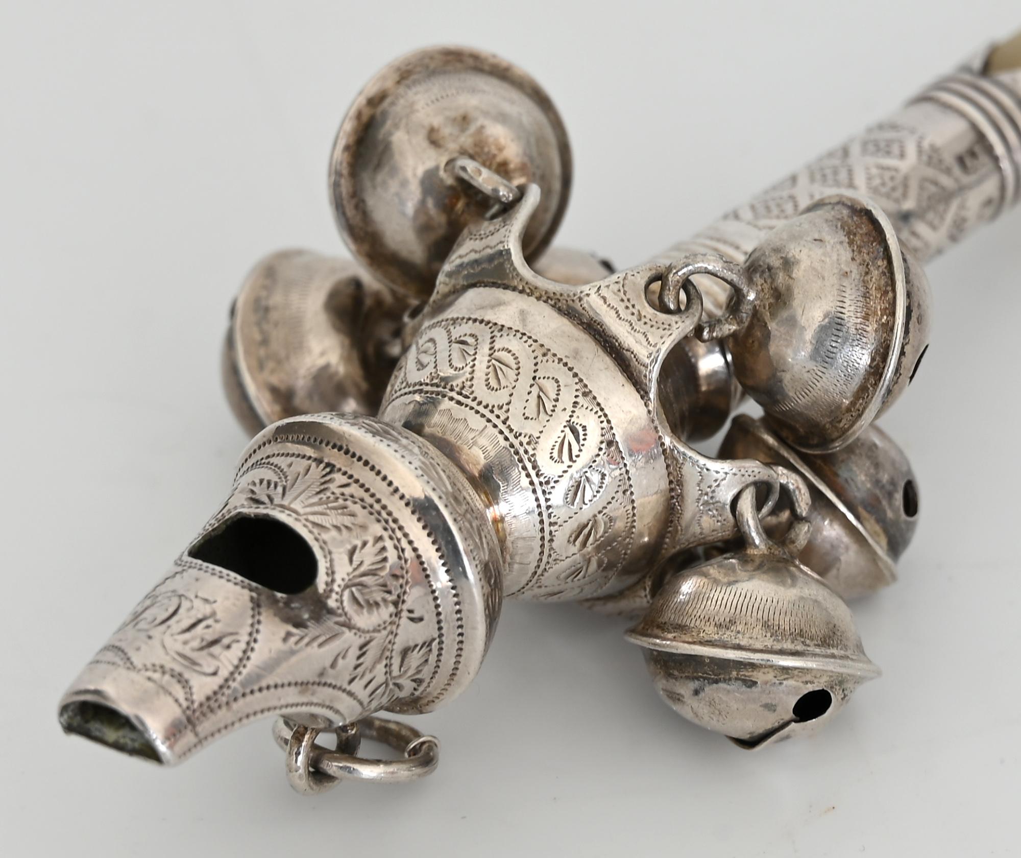 antique baby rattles