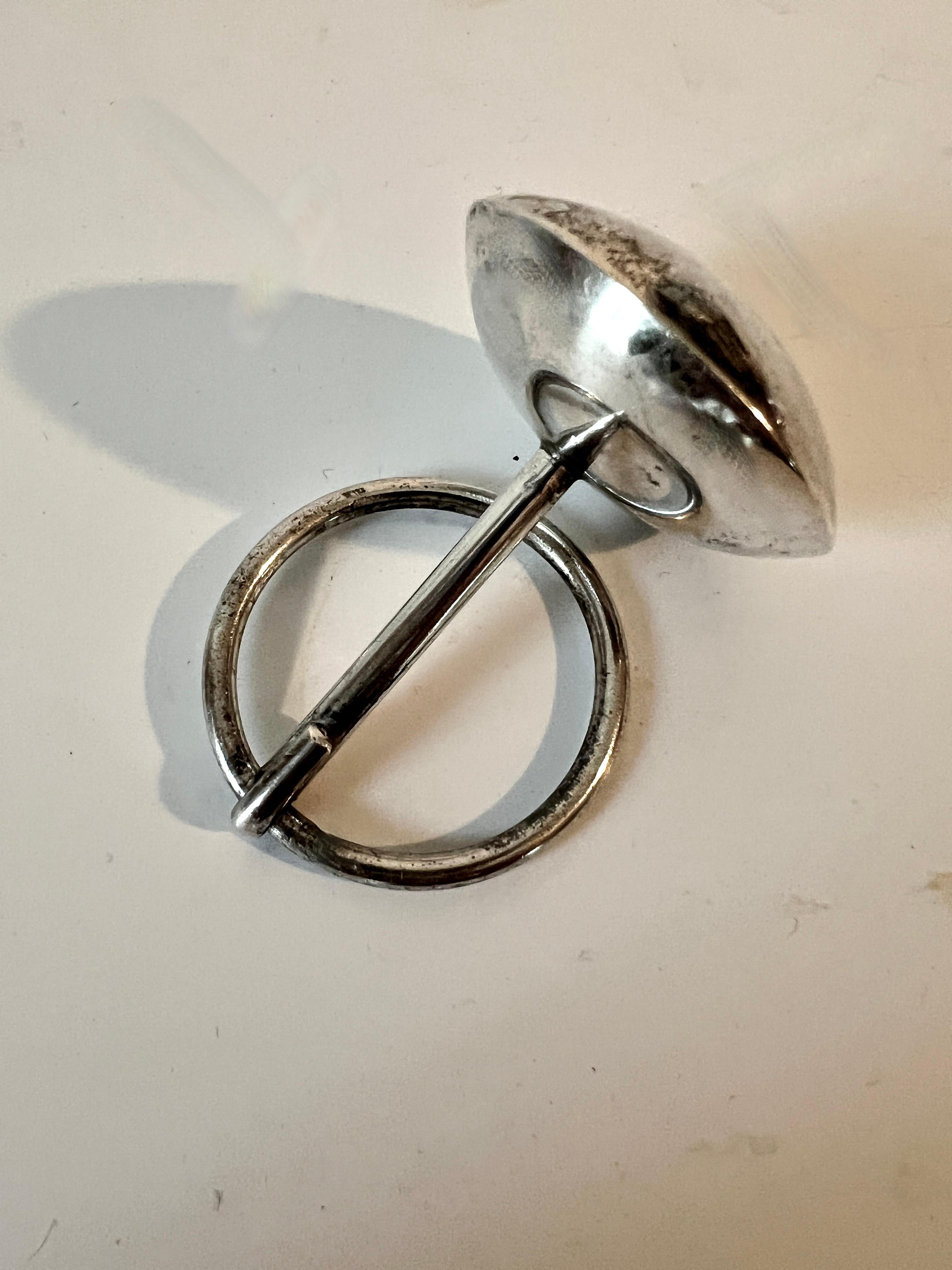 Regalo in argento Sterling Baby Rattler In condizioni buone in vendita a Los Angeles, CA