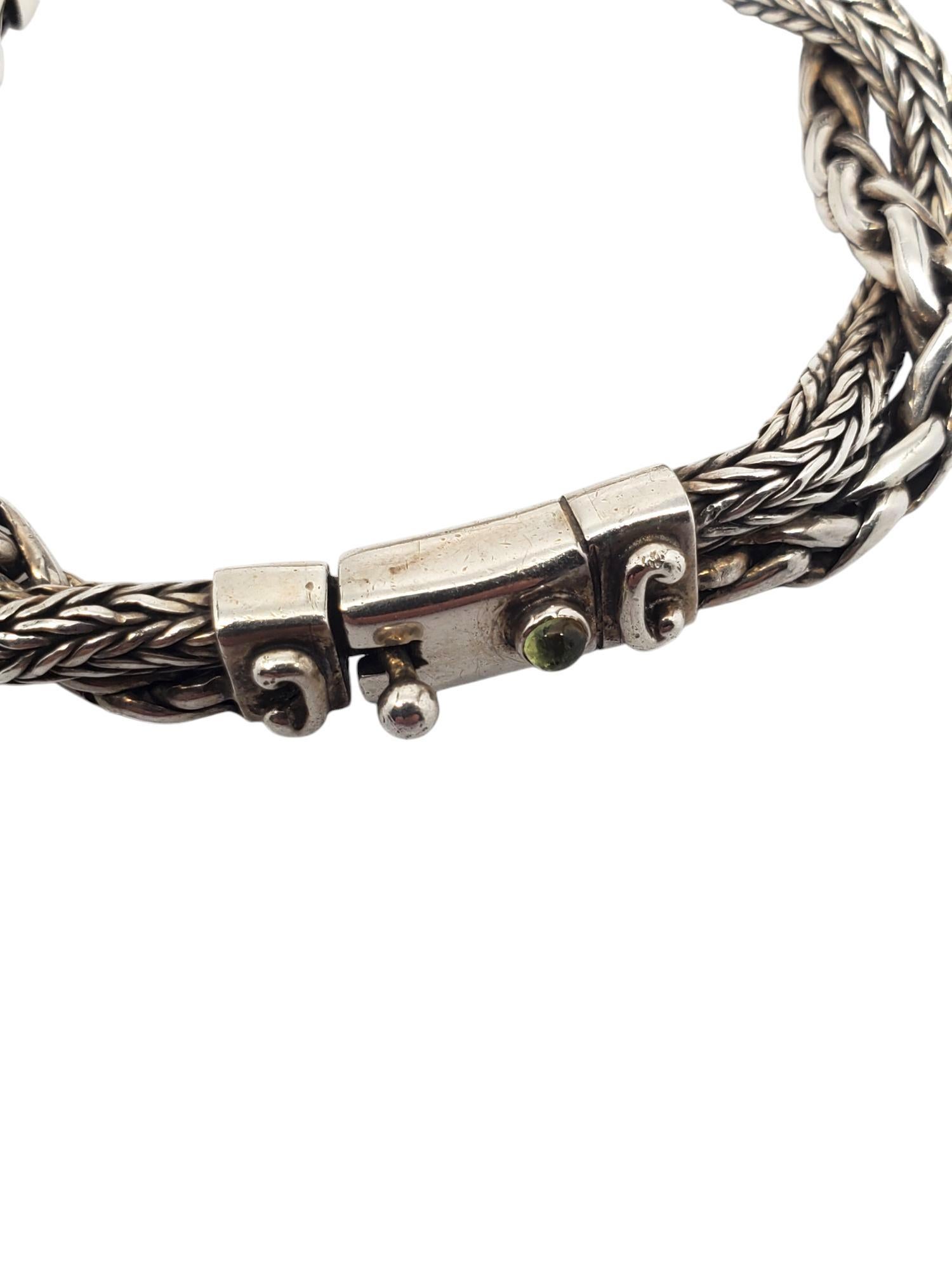 Bracciale a catena in argento balinese #21172 in vendita 3