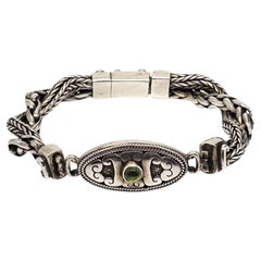 Sterling Silver Balinese Style Chain Bracelet #21172
