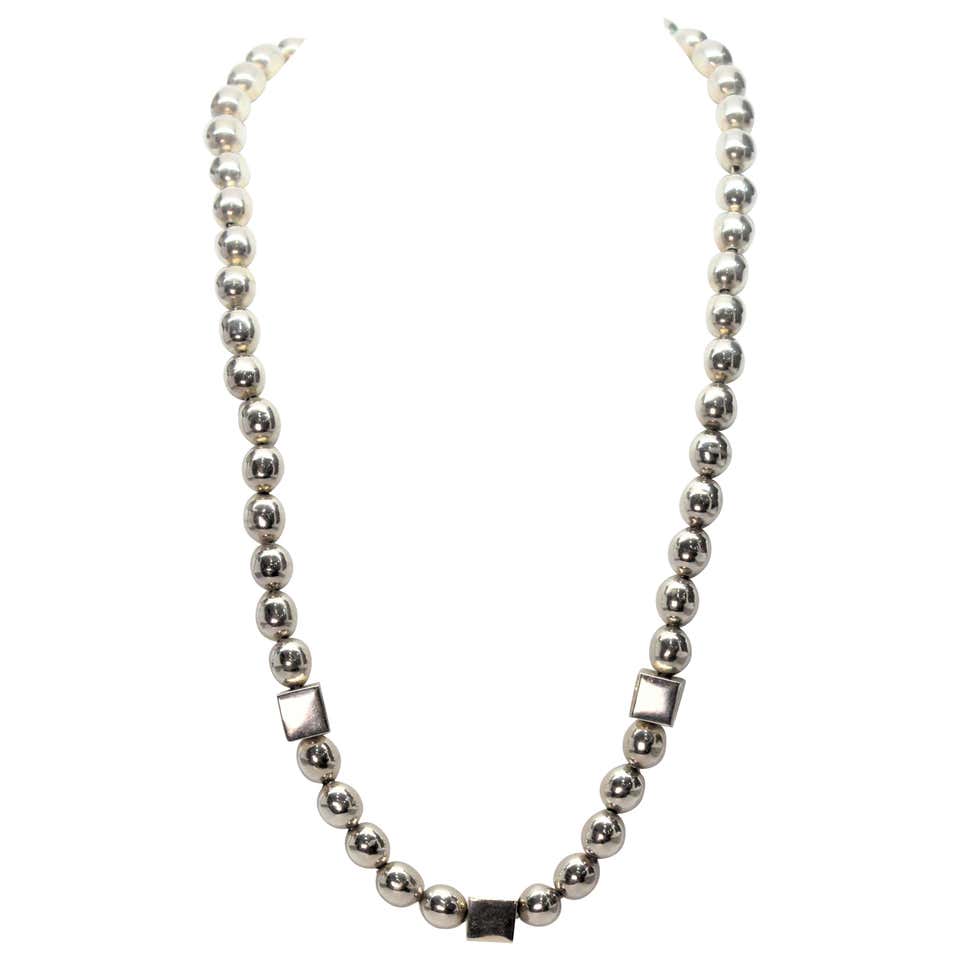 Sterling silver ball chain necklace 16 inch Clearance