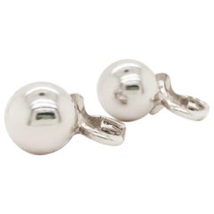 Sterling Silver Ball Clip-On Earring Studs 925 High Polish Clip-On Stud Earrings