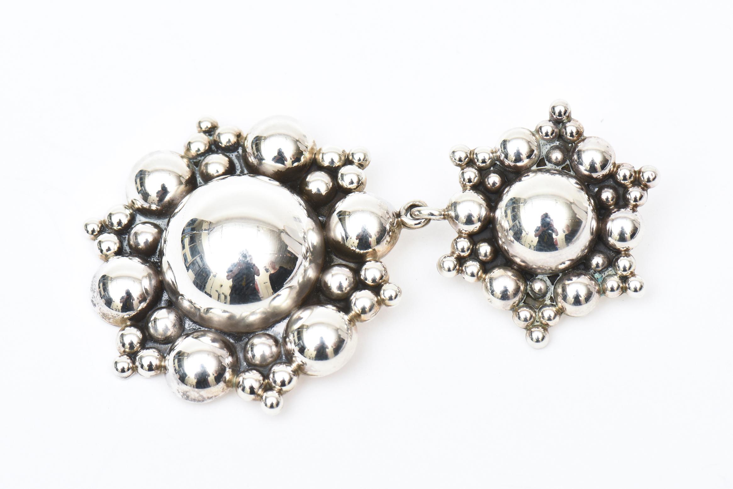 silver dangle clip on earrings