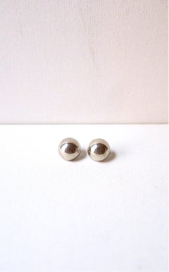 Sterling Silver Ball Earrings