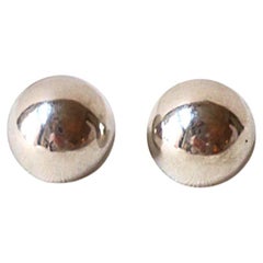 Sterling Silver Ball Earrings
