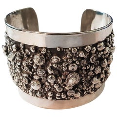 Sterling Silver Bangles Bracelet Brandimarte Florence, Italy, 1980s