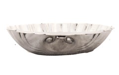 Piatto battesimale in argento sterling