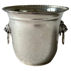 Vintage Sterling Silver Baroque Ice Bucket 