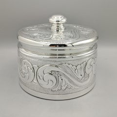 Galletero de plata de ley estilo barroco