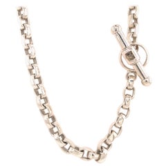Sterling Silver Barry Kieselstein-Cord Toggle Necklace