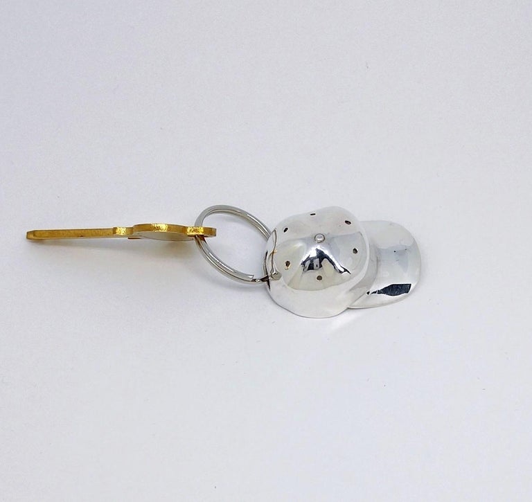 Sterling Silver Baseball Hat Key Ring Holder For Sale At 1stdibs