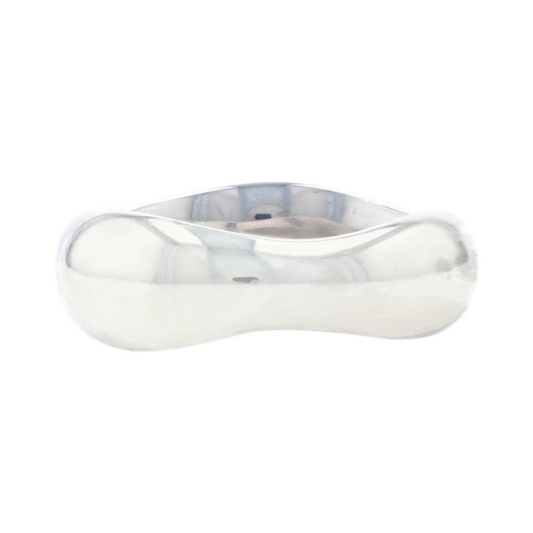 Customizable Sterling Silver Bastian Inverun Curved Statement Band, 925  Ring For Sale at 1stDibs