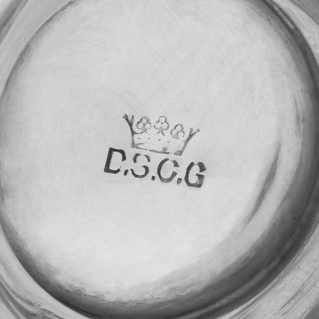 English Duchess of Sutherlands Cripples Guild Antique Sterling Silver Beaker from 1912