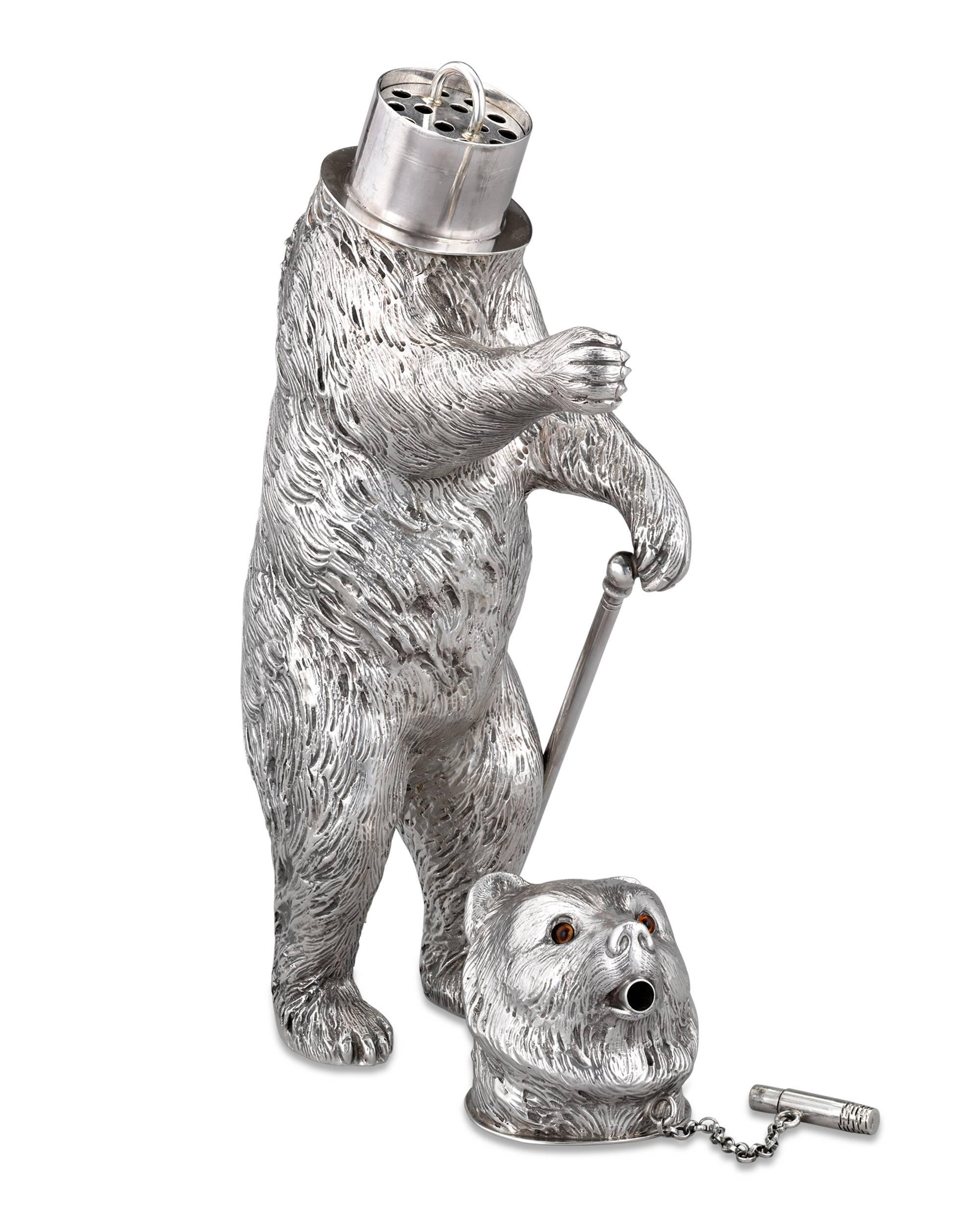 Other Sterling Silver Bear Cocktail Shaker