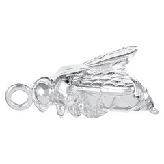 Sterling Silver Bee Bracelet or Necklace Charm