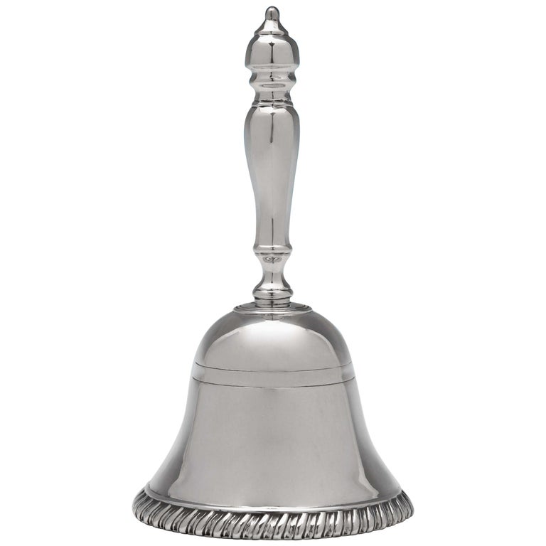 19th Century Victorian Antique Sterling Silver Bell from 1855
