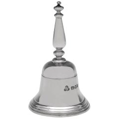 Mid Century Modern Sterling Silver Bell by S. J. Phillips in 1965