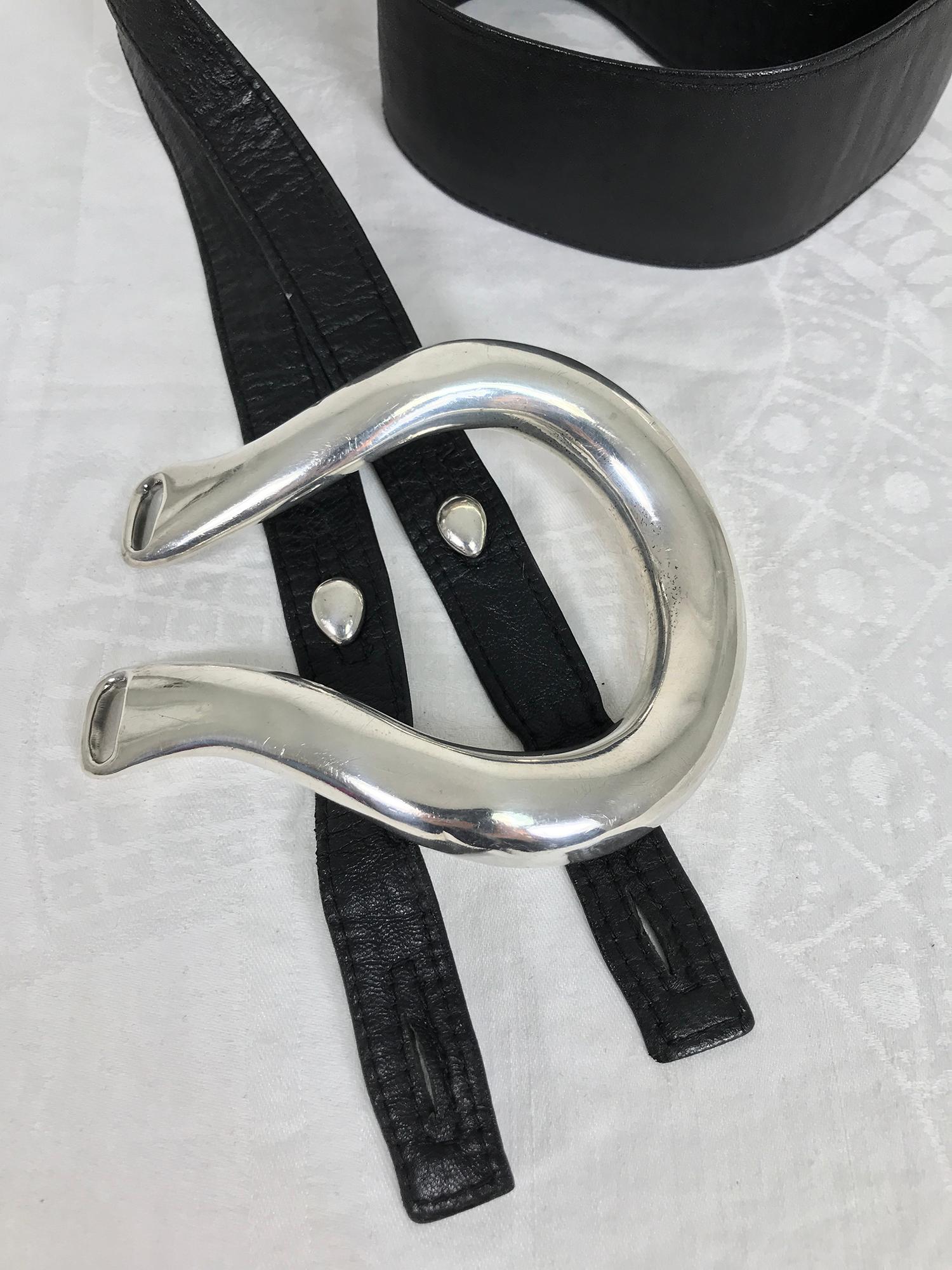 tiffany sterling silver belt buckle