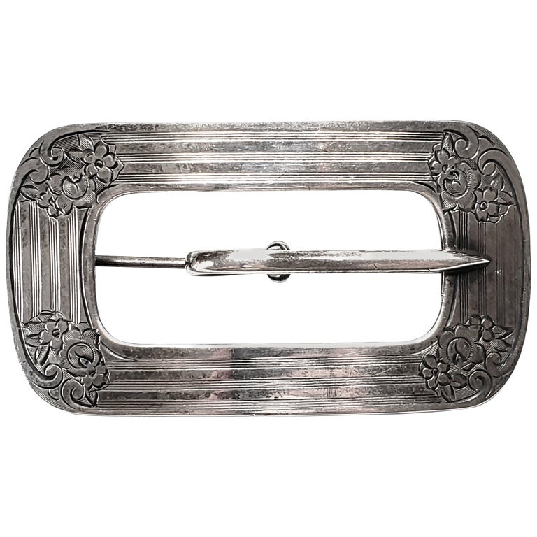 Buy your Belt buckle 50 mm silver 50 mm antique silver plated online