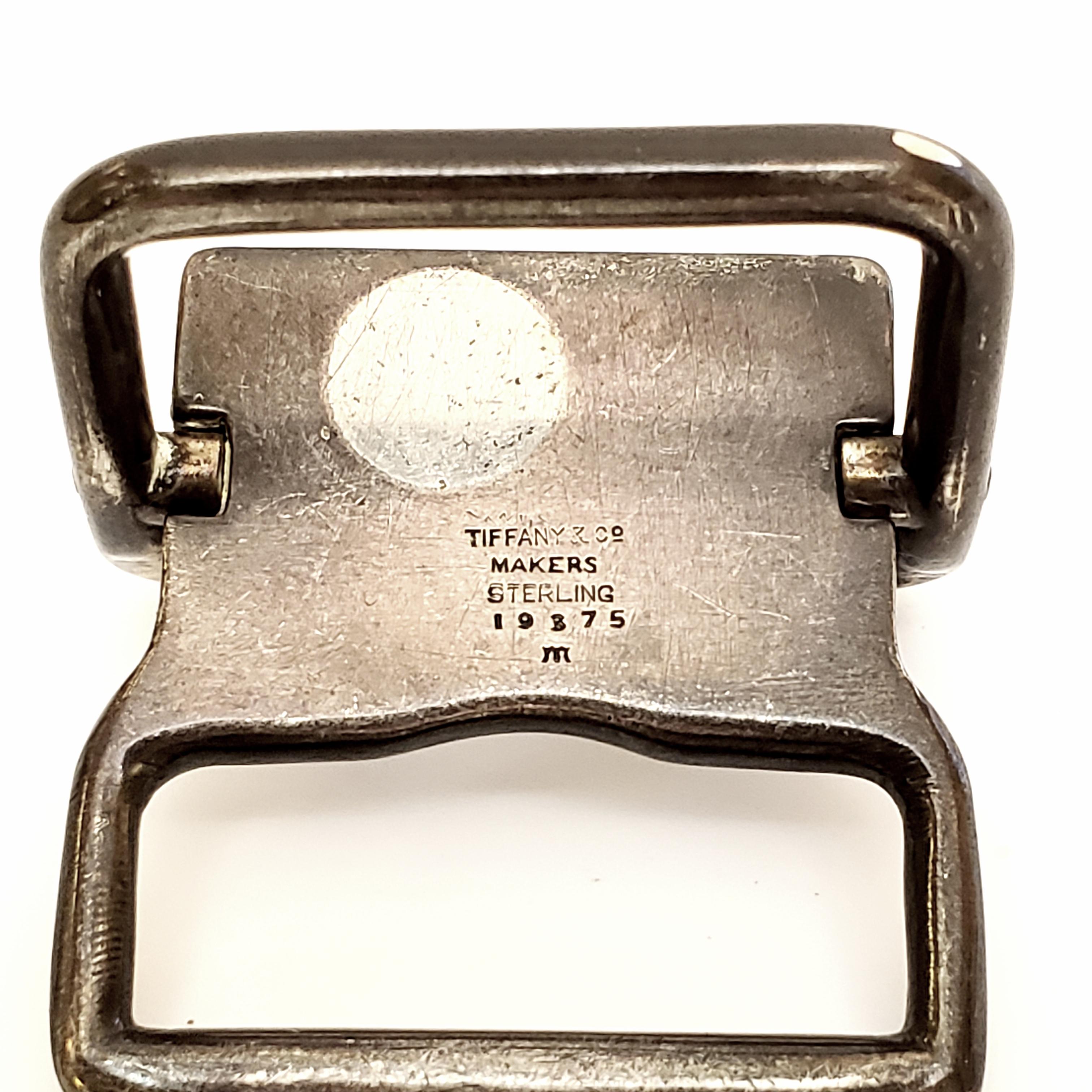 Sterling Silver Belt/Sash Buckle In Good Condition In Washington Depot, CT
