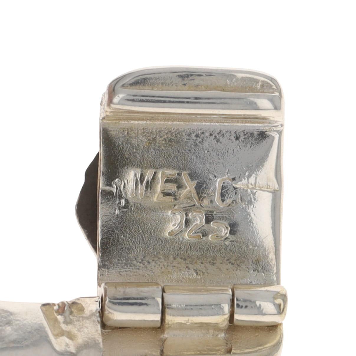 Sterling Silver Bike Chain Men's Bracelet 8 1/4