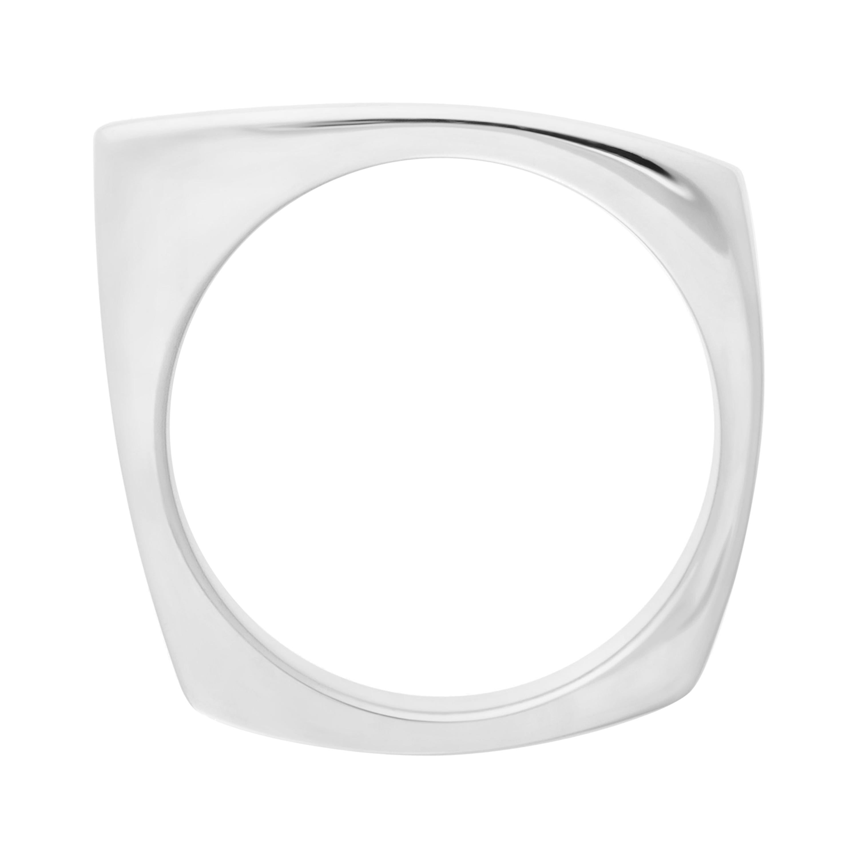 Sterling Silver Binary Ring For Sale