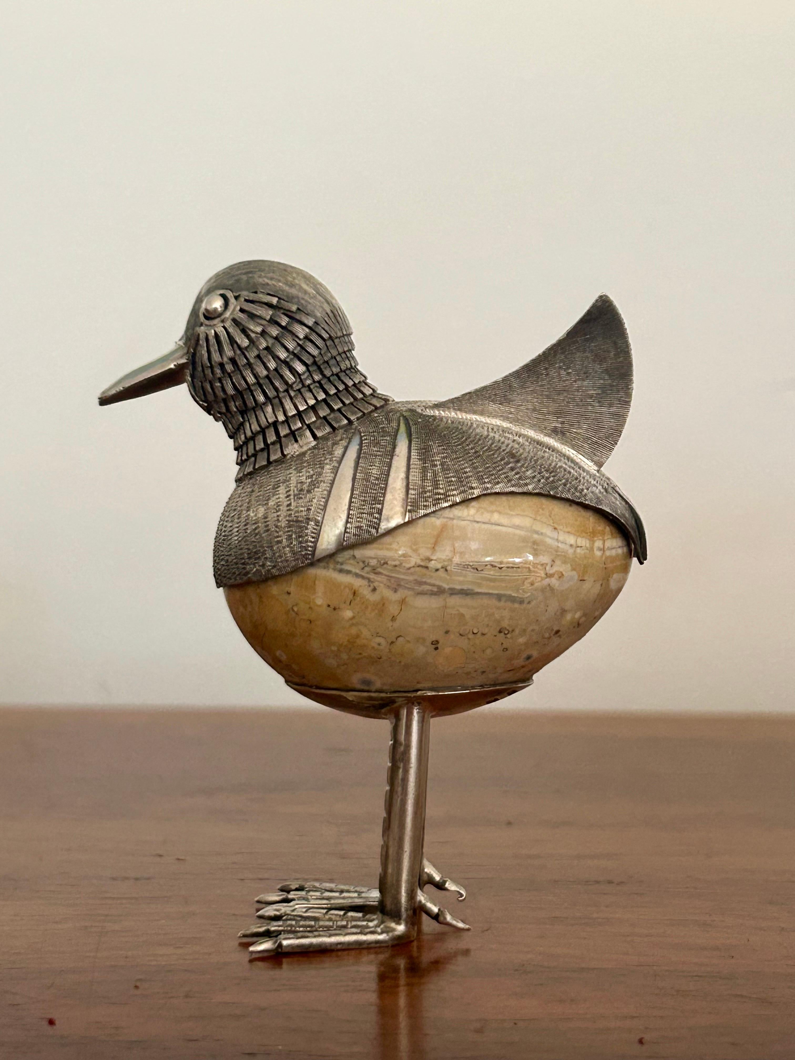Plata de ley Pájaro Objet d'art México en venta 2